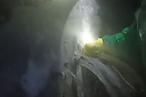 焦作消防水池堵漏现场